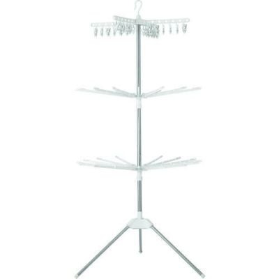 IRIS 531692ステンレス室内物干しパラソル3段