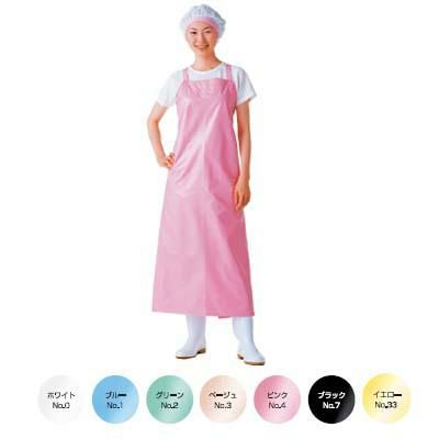 マイティクロス エプロン 胸当 E-1001-2 グリーン L