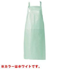 ジャブエプロン 胸当タイプ E1501-0 ホワイト