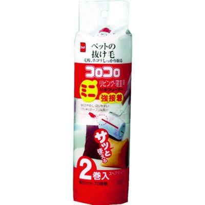 ニトムズ コロコロ スペアテープミニリビング強接着用 （2巻入）