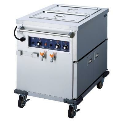 電気ウォーマーカート(食品保温用) 幅670×奥行900×高さ850mm