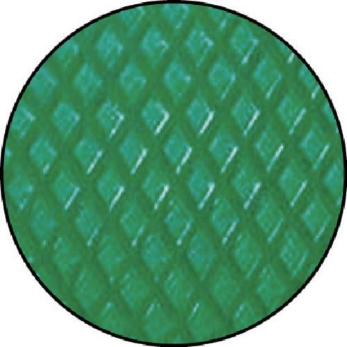 TRUSCO 塩ビマット ダイヤ型 グリーン 1.5mm×915mm×20m