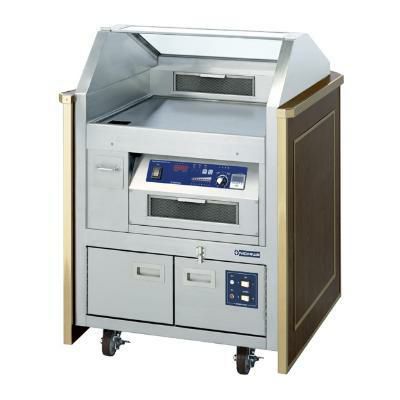 IH無煙式グリドルテーブル(ステーキ) MIGT-3 幅860×奥行775×高さ1150 mm