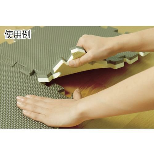 IRIS 527523 ジョイントマット 30×30 9枚 ブラウン/ベージュ
