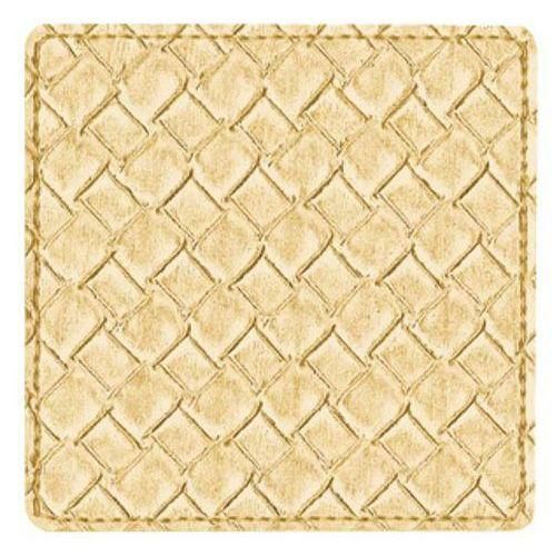 キルトデザインコースター #360 角型 ゴールド