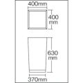 コンドル 屋外用屑入れ パークワイヤーネット（折りたたみ式）