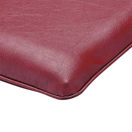 marukatsu(丸勝)　座布団40厚390角 レザー エンジ色
