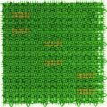 ワタナベ 人工芝 ブラッシングターフ 30cm×30cm グリーン