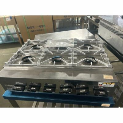 中古】卓上コンロ オザキ OZ-K63 幅715×奥行550×高さ180 LPG