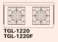 【タニコー】ガスローレンジ【スープレンジ】 TGL-1220 幅1200×奥行600×高さ450(mm)