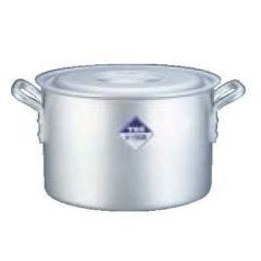 半寸胴鍋 アルミニウム(アルマイト加工) (目盛付)TKG 27cm