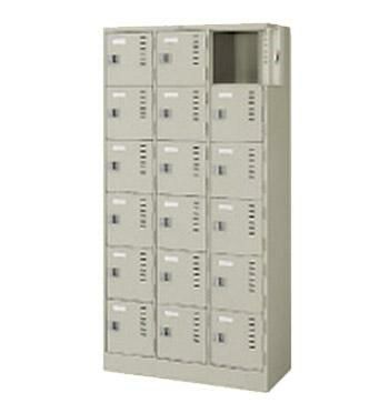 スチールロッカー 18人用(6段)