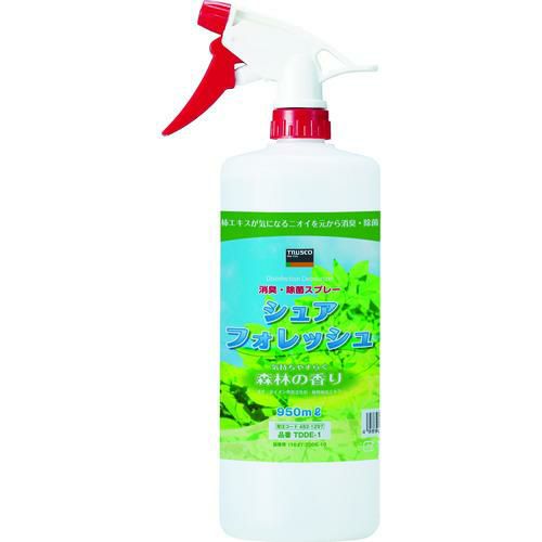 TRUSCO 除菌・消臭剤シュアフォレッシュ スプレータイプ 950ML
