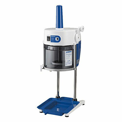 【みつ掛け付き！】かき氷機 初雪 HB600A 電動式 ブロック用 アイススライサー 氷旗付き CHUBU 中部コーポレーション 幅349×奥行447×高さ702(+186)