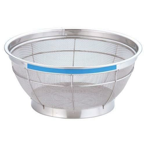 TKG NEWマンモス カラー 浅型ざる 25cm ブルー