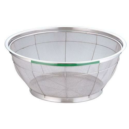 TKG NEWマンモス カラー 浅型ざる 46cm グリーン