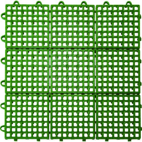 TRUSCO 抗菌・防炎ジョイントスノコ グリーン