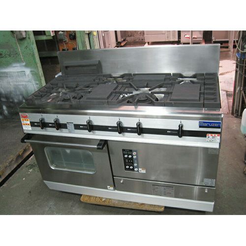 中古】ガスレンジ マルゼン MGRX-126E 幅1200×奥行600×高さ800 【送料 