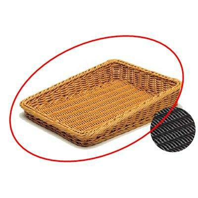 樹脂バスケット太渕傾斜型大 6‐71‐1 茶