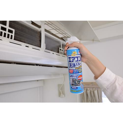 アース らくハピ エアコン洗浄スプレー Ne×tplus フレッシュフォレストの香り 2本パック