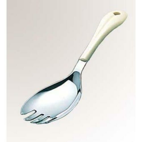 サービススプーン 【18-8 楽らく サーバーフォーク アイボリー】