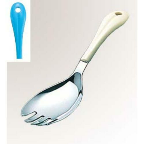 サービススプーン 【18-8 楽らく サーバーフォーク ブルー】