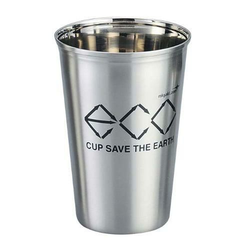 カップ 【18-8ECOマイカップ 500cc(ポーチ付)ツヤ消し】/