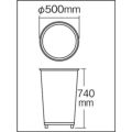 コンドル 屋外用屑入れ パークくずいれ100