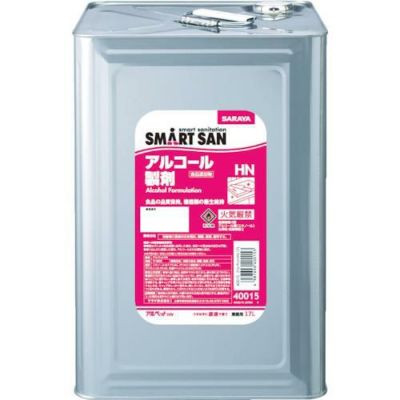サラヤ 【※軽税】SMART SAN食品添加物アルコール製剤 アルペットHN 17L