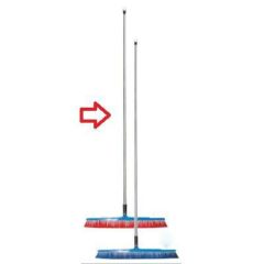 バーキュート衛生管理用ほうき 幅広タイプ ソフト赤 62604105