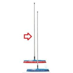 バーキュート衛生管理用ほうき 幅広タイプ ハード赤 62614105