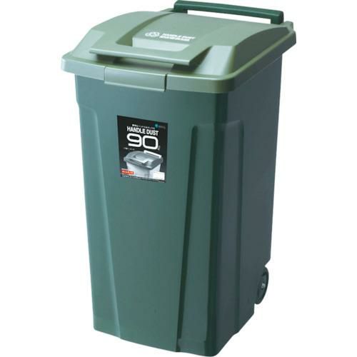アスベル SP ハンドル付ダストボックス90 二輪 グリーン