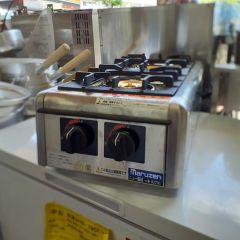 中古】卓上ガスコンロ タニコー TGD-5 幅720×奥行600×高さ185 LPG