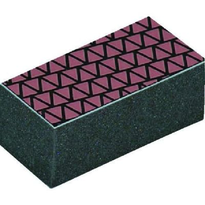 TRUSCO ガラス・鏡クリーナーパッド ハードタイプ 25mm×50mm