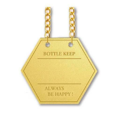 ボトルキーパー(八角) BM-4(10枚入)/ゴールド