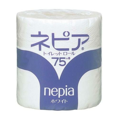 ネピア トイレットペーパー ７５ｍシングル（８０ヶ入）
