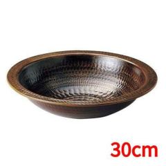 電磁用うどんすき(あめ釉)30cm