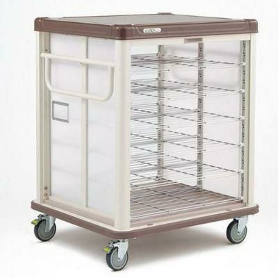 ERECTA(エレクター) 常温配膳車 配膳車cooシリーズ シャッター式リフトタイプ デラックスモデル組立式 /膳数：24