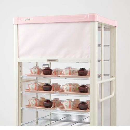 エレクター　配膳車cooシリーズ　シャッター式スリムタイプ　組立式 /膳数：36