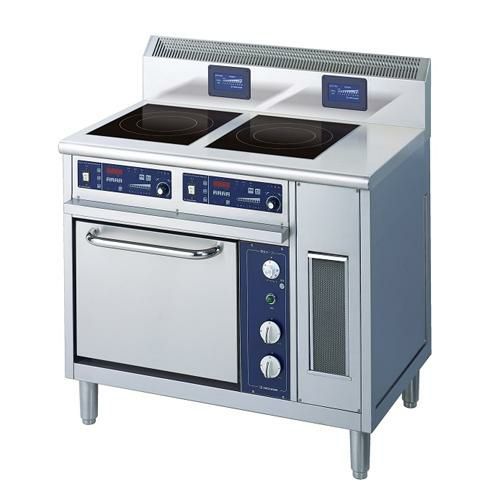 【ニチワ】IHレンジ調理器(オーブン付) MIRO-055SA 幅950×奥行600×高さ850mm