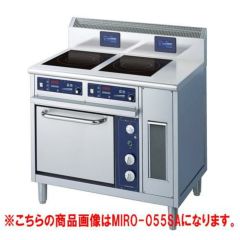 業務用/新品】【マルゼン】IHレンジ 自然対流式オーブン搭載 MIR-097B