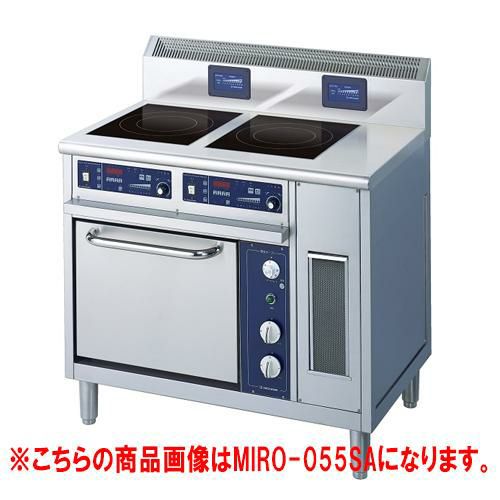 業務用/新品】【ニチワ】IHレンジ調理器(オーブン付) MIRO-2555SB 幅