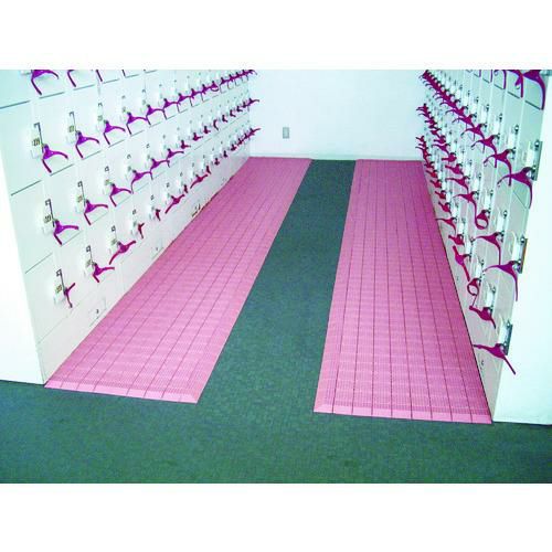 テラモト タッチマットツー ピンク 300×300mm