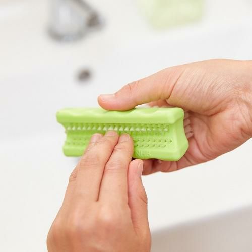 TRUSCO ネイルハンドブラシ グリーン