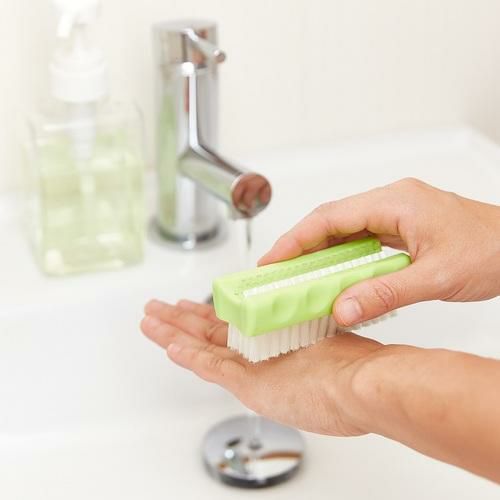 TRUSCO ネイルハンドブラシ グリーン