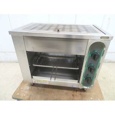 中古】ガス赤外線グリラー上火 タニコー TIG-70 幅690×奥行415×高さ615