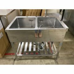 業務用/新品】【EBM】ガス式おでん鍋 マッチ点火式 尺4 6ツ仕切