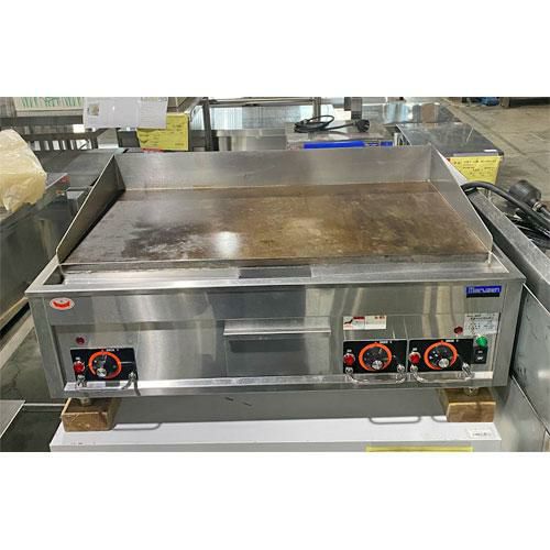 業務用/新品】【マルゼン】電気グリドル サーモスタット付 MEG-096 幅 