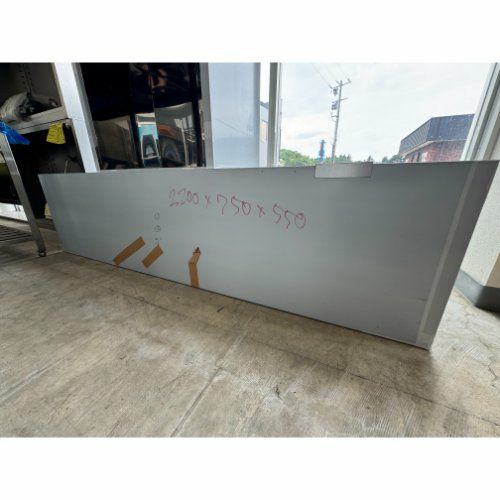 中古】レンジフード 幅2200×奥行750×高さ550 【送料別途見積】【未使用