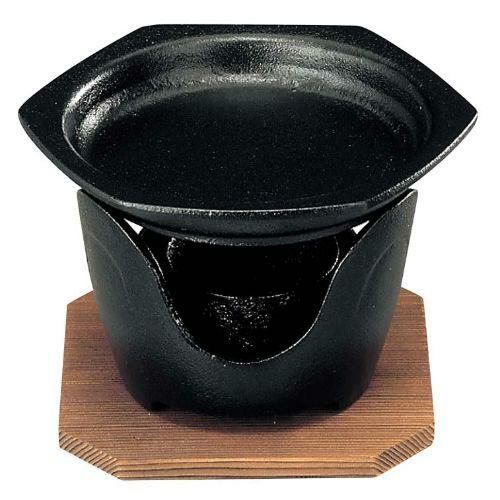 コンロ【SN 六角型 卓上焼ミニ皿セット】